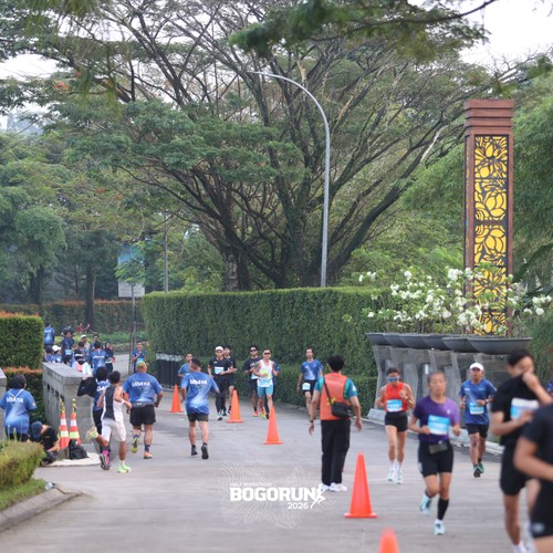 Race photo from BOGORUN 2026