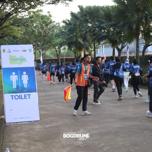 Race photo from BOGORUN 2026