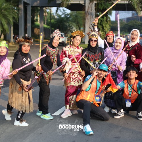 Race photo from BOGORUN 2026