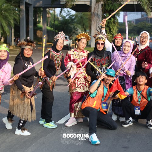 Race photo from BOGORUN 2026