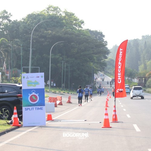 Race photo from BOGORUN 2026