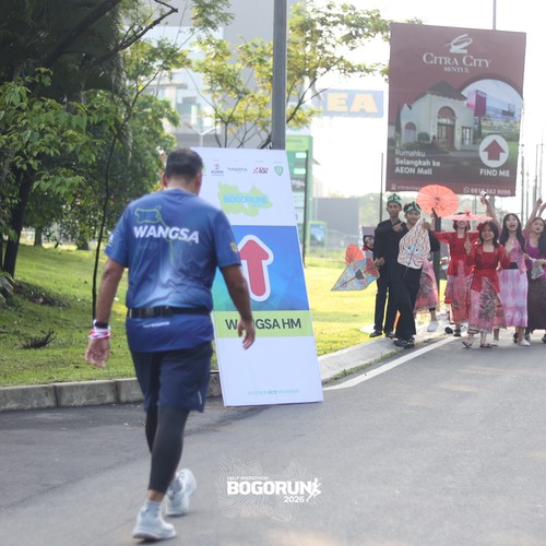 Race photo from BOGORUN 2026
