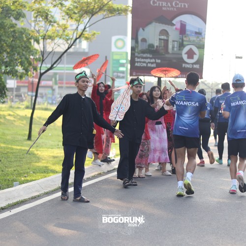 Race photo from BOGORUN 2026