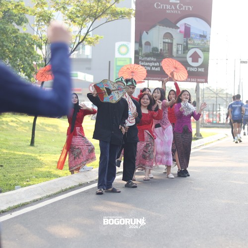 Race photo from BOGORUN 2026