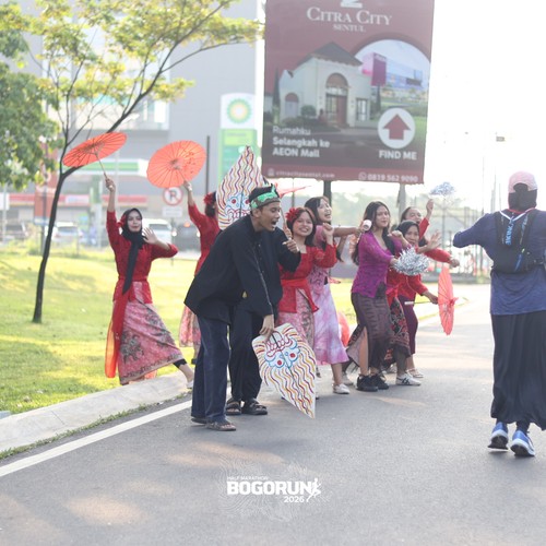 Race photo from BOGORUN 2026