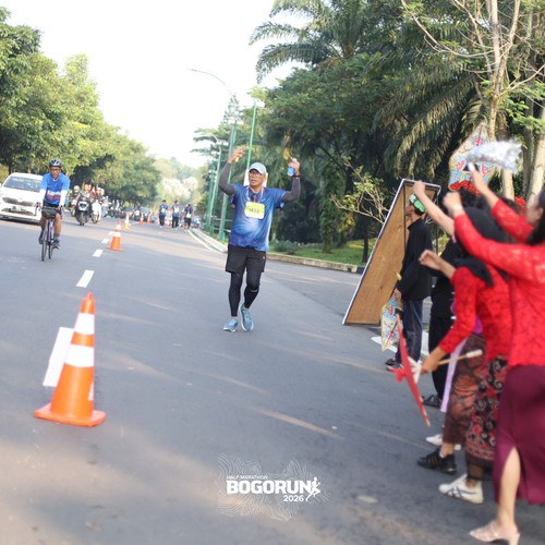 Race photo from BOGORUN 2026