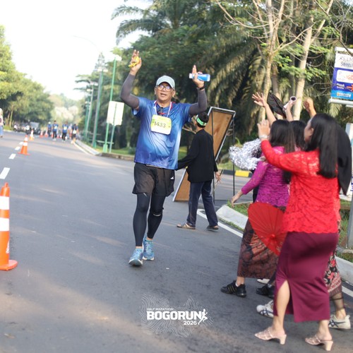 Race photo from BOGORUN 2026