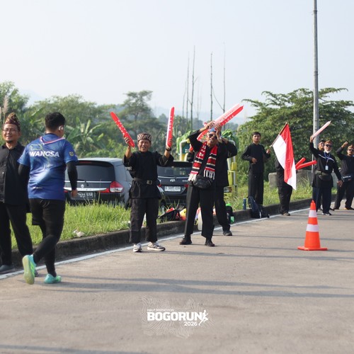 Race photo from BOGORUN 2026