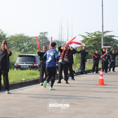 Race photo from BOGORUN 2026