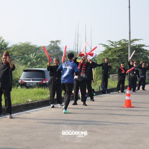 Race photo from BOGORUN 2026