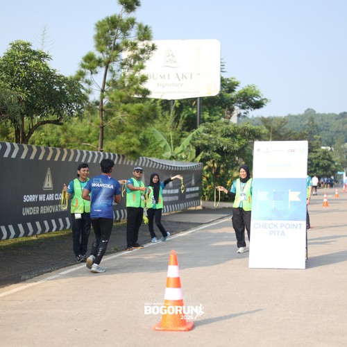 Race photo from BOGORUN 2026