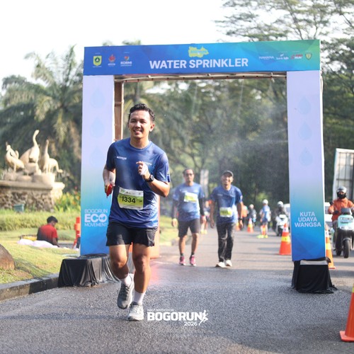 Race photo from BOGORUN 2026