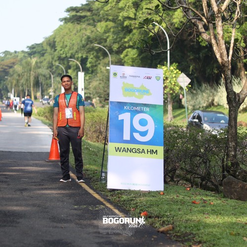 Race photo from BOGORUN 2026