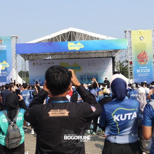 Race photo from BOGORUN 2026