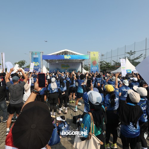Race photo from BOGORUN 2026