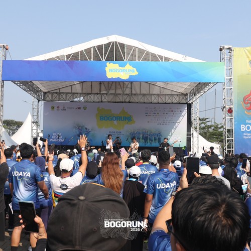 Race photo from BOGORUN 2026