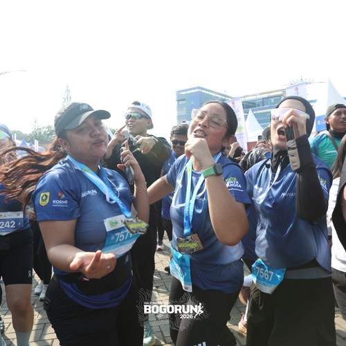 Race photo from BOGORUN 2026