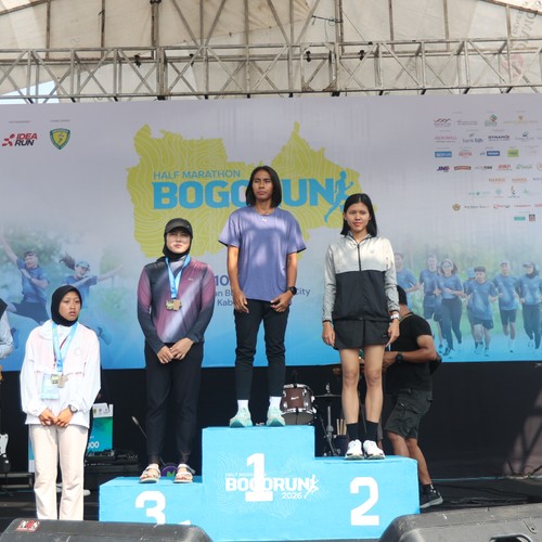 Race photo from BOGORUN 2026