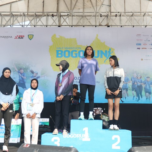 Race photo from BOGORUN 2026