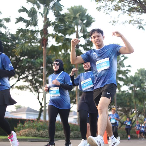 Race photo from BOGORUN 2026