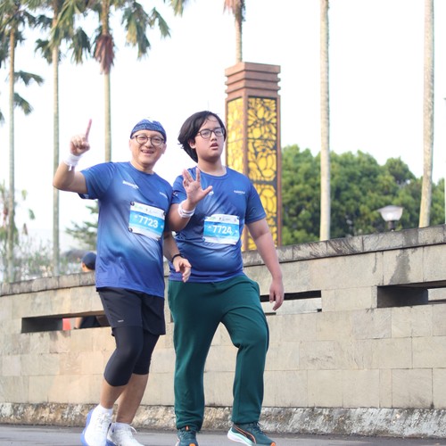 Race photo from BOGORUN 2026