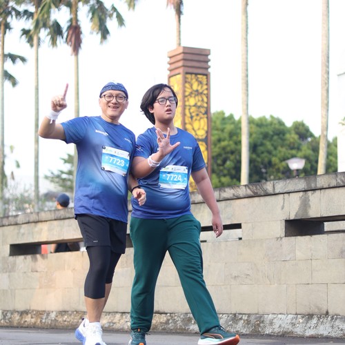 Race photo from BOGORUN 2026