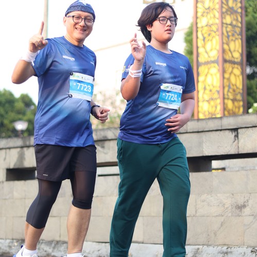 Race photo from BOGORUN 2026