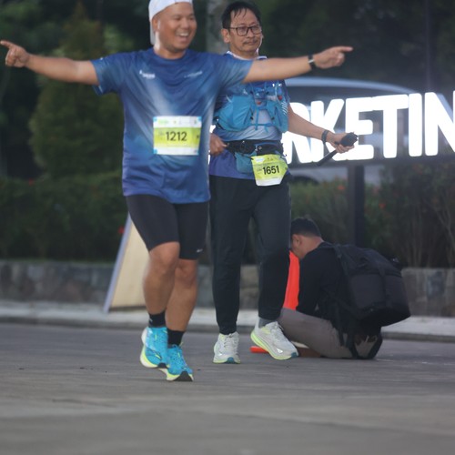 Race photo from BOGORUN 2026