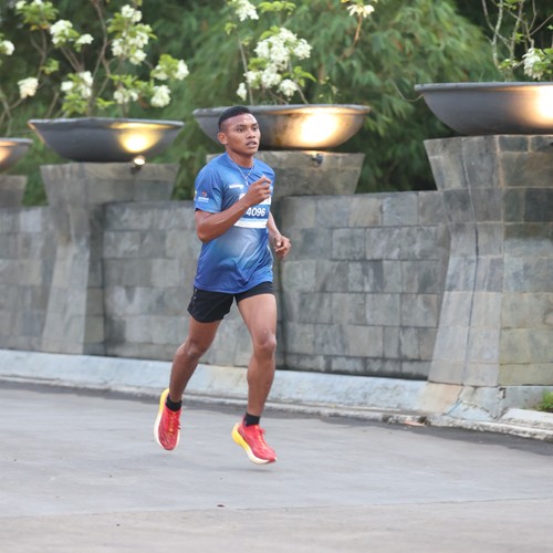 Race photo from BOGORUN 2026