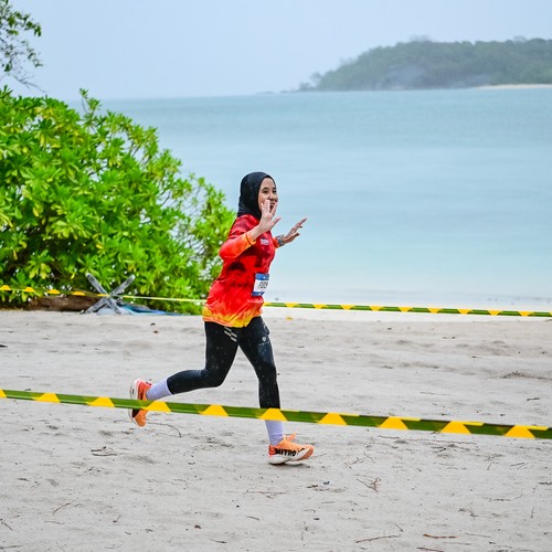 Race photo from Belitung Multisport Festival