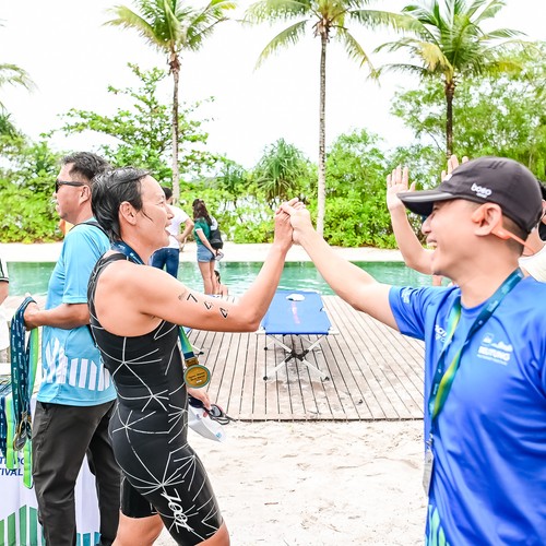 Race photo from Belitung Multisport Festival