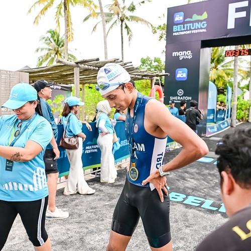 Race photo from Belitung Multisport Festival