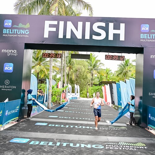 Race photo from Belitung Multisport Festival