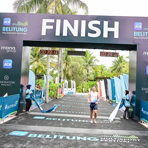 Race photo from Belitung Multisport Festival