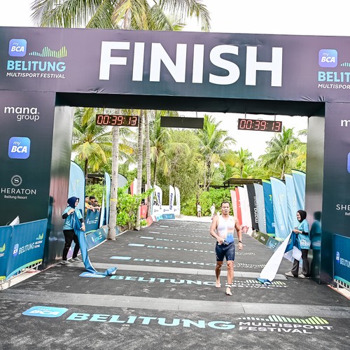 Race photo from Belitung Multisport Festival