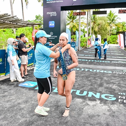Race photo from Belitung Multisport Festival