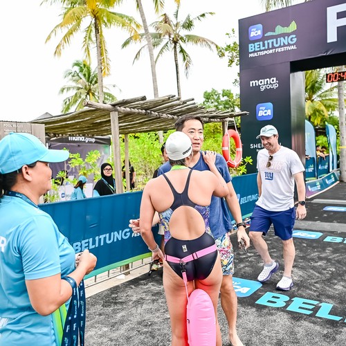 Race photo from Belitung Multisport Festival