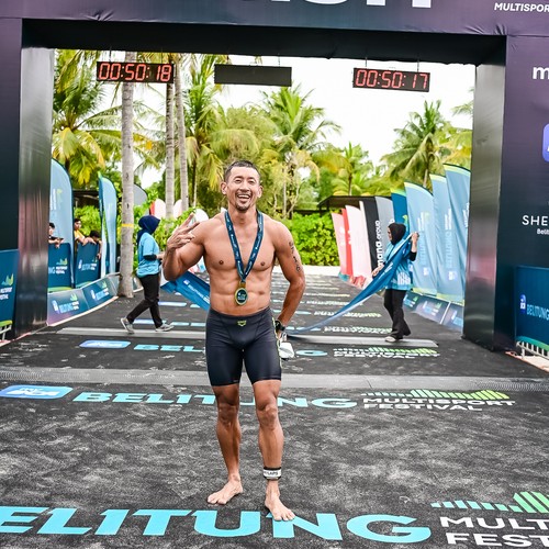 Race photo from Belitung Multisport Festival