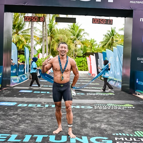 Race photo from Belitung Multisport Festival