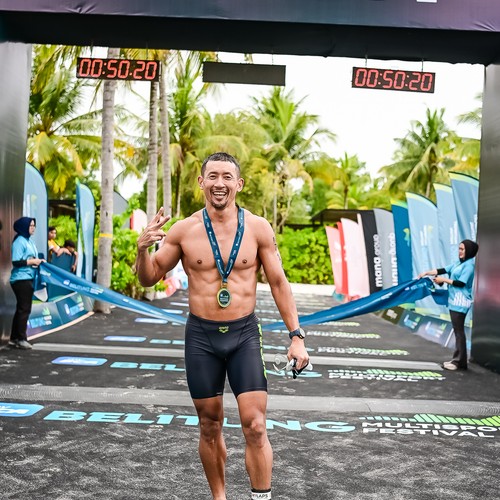 Race photo from Belitung Multisport Festival