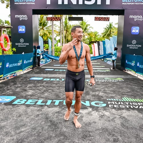 Race photo from Belitung Multisport Festival
