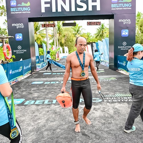 Race photo from Belitung Multisport Festival