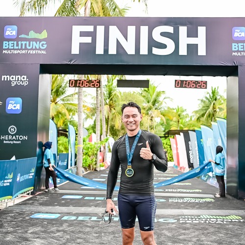 Race photo from Belitung Multisport Festival
