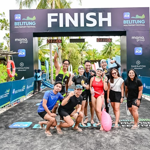 Race photo from Belitung Multisport Festival