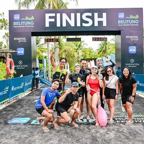 Race photo from Belitung Multisport Festival
