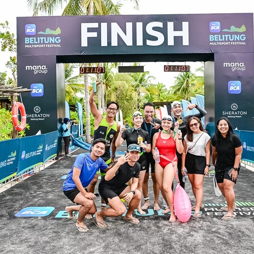 Race photo from Belitung Multisport Festival