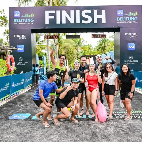 Race photo from Belitung Multisport Festival