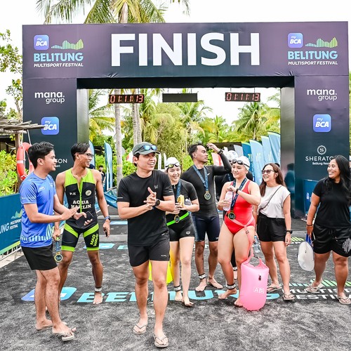 Race photo from Belitung Multisport Festival