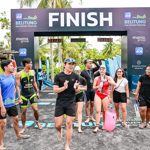 Race photo from Belitung Multisport Festival