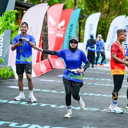 Race photo from Belitung Multisport Festival